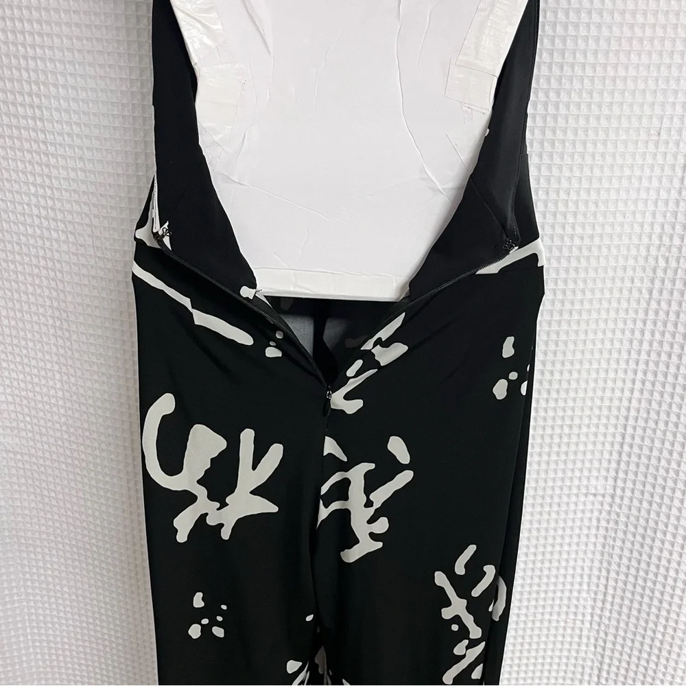 Cache ladies Black and White Jumpsuit size small - Picture 8 of 9